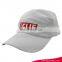 Good quality custom made embroidered pattern baseball caps white running sprot cap