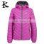 Ladies' down feather jacket warm clothing