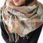 2015 Infinity tassel warp knitting long style scarf fashion winter warm pashmina