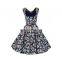 UK Style Black 1950s designs Vintage dress or floral printed Retro designs