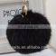 Real fur bag charm, fur keychain, fur pom pom, fur ball keychains