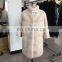Fashionable Genuine Mink Fur Coat For Elegant Women with factory wholesale price