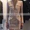 2016 hot sell fashion Sexy dress coat for light mature with cord bandage dress