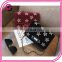 Star embroidery small square daypack bag fashion printed suede ladies bags