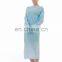 Disposable waterproof CPE protection gown medical use