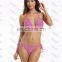 sexy triangle single rise scrunch bottom swimwear micro thong bikinis