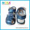 Branded New Toddler Boy's Closed Toe Leather Summer Sandals Black Squeaky Size 0-3Y