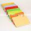 Custom kraft notepad with pen/mini sticky notepad with logo printing