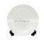 China manufacturer supply high grade white ceramic plate hot sale white Sublimation ceramic plate for decoration