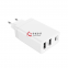 3USB 30W EU Plug Type-C PD Charger , GS CE ROHS Approval PD Adapter , Level VI