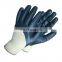 13 gauge nylon knitted nitrile coated red gloves/safety working nitrile gloves