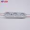 Adled Light 2835 IP67 high lumen 3 chip led module lens for 3d advertising boards