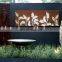 Water resistant corten steel decorative panel with 3d led light behind