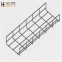 Hot dip galvanized power engineering and communication project straight wire mesh cable tray / zinc basket wire tray low price