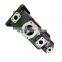 Denison T6 series of T6EDC T6EDCM T6DDC T6DDCM T6DCC T6DCCM triple hydraulic vane pump T67DBB B38 B12 B11 2L00B1M1