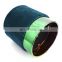 Customized velvet footrest stool round pouf with beautiful gradual change color and golden base modern home furniture