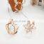 Holiday Decoration Christmas Led Light Metal Flower Shaped String Lights Golden Fairy Lights For Party Bedroom