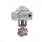 12v 24v 110v 220v stainless steel PVC motorized electric ball valve butterfly valve