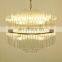 Modern fashion simple luxury K9 clear Crystal Ceiling Lighting Chandelier