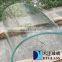 frameless curved glass outdoor railing system tempered u channel for glass balcony railing