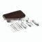 12pcs/Case Stainless Steel Manicure Set Nail Clipper Nipper Cutter Scissors Tweezers Ear Pick Pedicure Manicure Set Nail Art