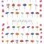 JOYFUL 480-495 wholesale Chinese style Opera face 3d adhesive decals nail stickers