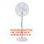 Sibolux 16 Inch Electric Plastic Stand Fan Standing Fan With Round Base 16