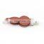Wholesale Customized Logo Pendrive USB Flash Drive Gift Leather with Gift Box Packing