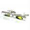 Men's Cufflinks New Gradienter Silver Yellow Cuff Lins for Shirt 24mm CL-020