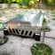 Outdoor Charcoal BBQ Grill Stainless Steel Barbecue BBQ Meat Grill Machine