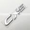 Customized Chrome ABS Body Decoration CX-5 Car Emblem Sticker For Mazda