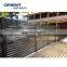 6*8 Powder coated Aluminium metal black fence privacy screen for garden