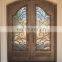 China's cheap steel iron grille double door European door design