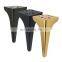 Sofa Legs 100mm - 300mm Iron Tapered Decoration Support Hardware Gold Brass Steel Furniture Feet Cabinet Chrome Metal Sofa Legs