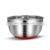 Customize Industrial No Slip Kitchen Stainless Steel Big Baking Mixing Bowl Silicone Base