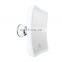 Hot sale 10X Magnifying Wall Mounted Bathroom LED Mirror Square Sensor wall mounted ABS Makeup Mirror