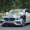 CLY E63S Bodykits For Mercedes E-class W213 Facelift E63s AMG 1:1 Wide Front Car Bumpers Grille Fenders Hoods Rear Diffuser Tips
