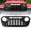 Front Bumper With LED Light Grille For Jeep Wrangler JL/JT 2018-2021 New Product JL Auto Mesh