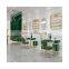 Light Luxury Internet Celebrity Marble and Wrought Iron Double-layer Nail Table and Chair Set