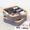 Box for socks bra no deformation framed underwear clothes grey storage organizer with compartment drawer bedroom shelf closest