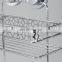 ODM Bathroom Iron Rack Wall Mounted Wire Basket Dual Tier Stickers Shower Caddy