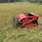 robot lawn mower for hills, China remote controlled grass cutter price, tracked robot mower for sale