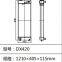 Радиатор Radiator K9001934 202-00151B подходит для экскаваторов Doosan DX420 DX480 DX520
