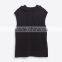 New Style Men's Blank Pullover Black Sleeveless Hoodies
