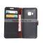 BLACK Crazy Horse grain flip leather case for HTC M9