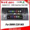 Wecaro Android 4.4.4 car dvd player quad core car mp3 player for bmw e39 radio gps 16GB Flash 1995-2003