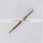 Electrical Precision medical equipment brass gold plated connector shaft pin