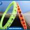 Silicone diamond bracelet rubber wristband customized jewelry band
