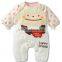 animal face100% cotton baby romper, baby clothing