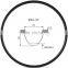 SYM29-27*23 only weight 310g bead hook-less rims carbon width 27mm height 23mm 29er rim tubular compatible Synergy bike